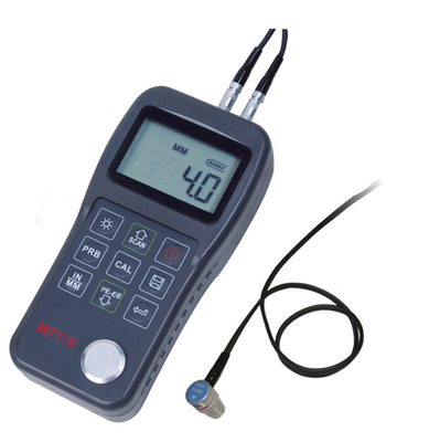 MT170 Dijital Ultrasonic saç kalınlık ölçer 0,65 mm ～ 4,5 haneli LCD ile 600mm