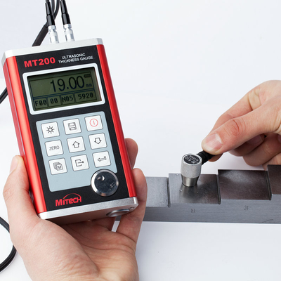 ndt test, Metal Digital ultrasonik kalınlık ölçüm 0,1 / 0.01 mm çözünürlük